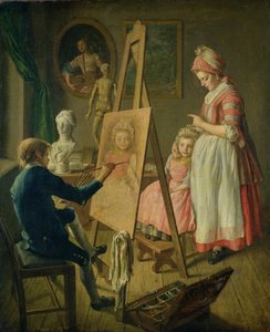 Le jeune artiste, vers 1760 - Ivan I. Firsov